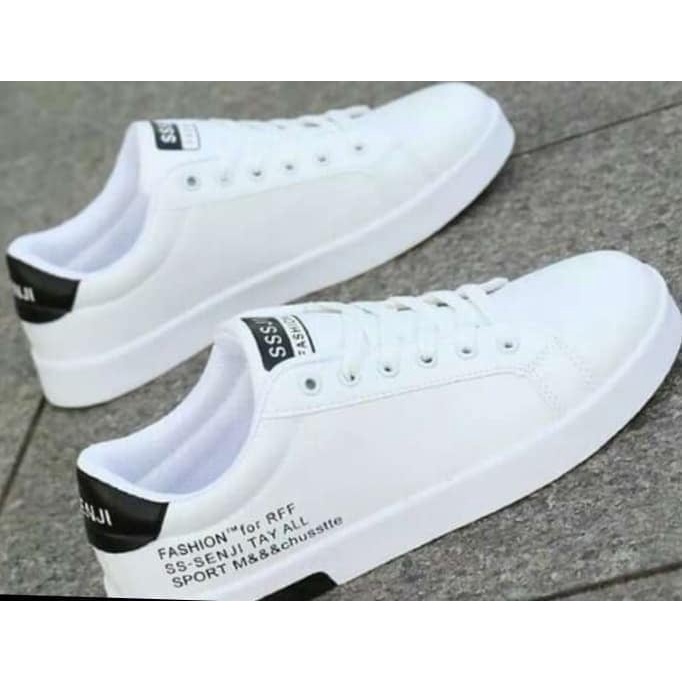 Kualitas Super Sepatu Jalan Pria - Sepatu Olahraga - Sepatu Pria - Sepatu Putih - Sepatu Putih Pria