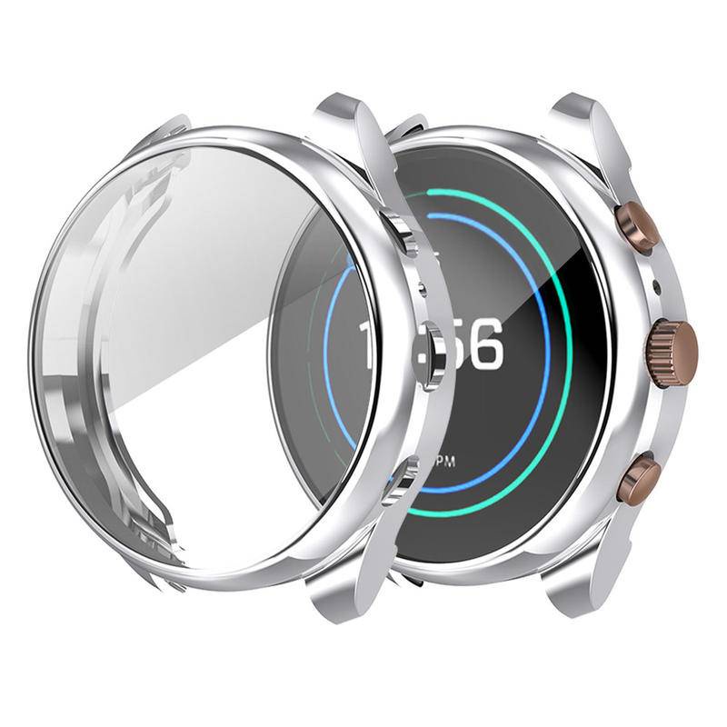 Pelindung Layar Smartwatch Fossil Ftw6022 Bahan Tpu Ringan Dengan Bumper Aneka Warna