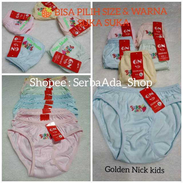 CD Anak Perempuan Golden Nick 1188 SNI Size M- XL