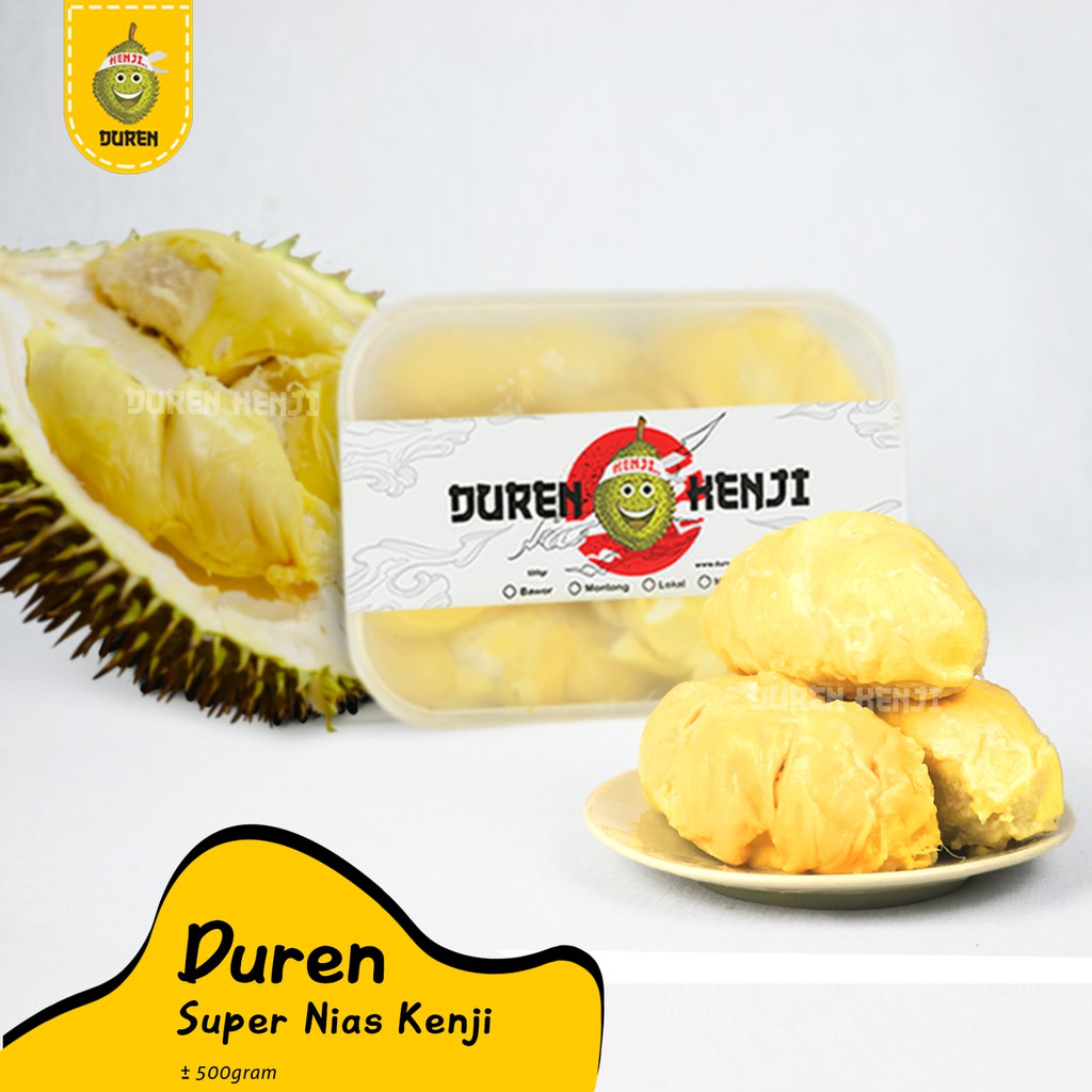 Duren Nias Duren Kupas Duren Kenji Durian Frozen