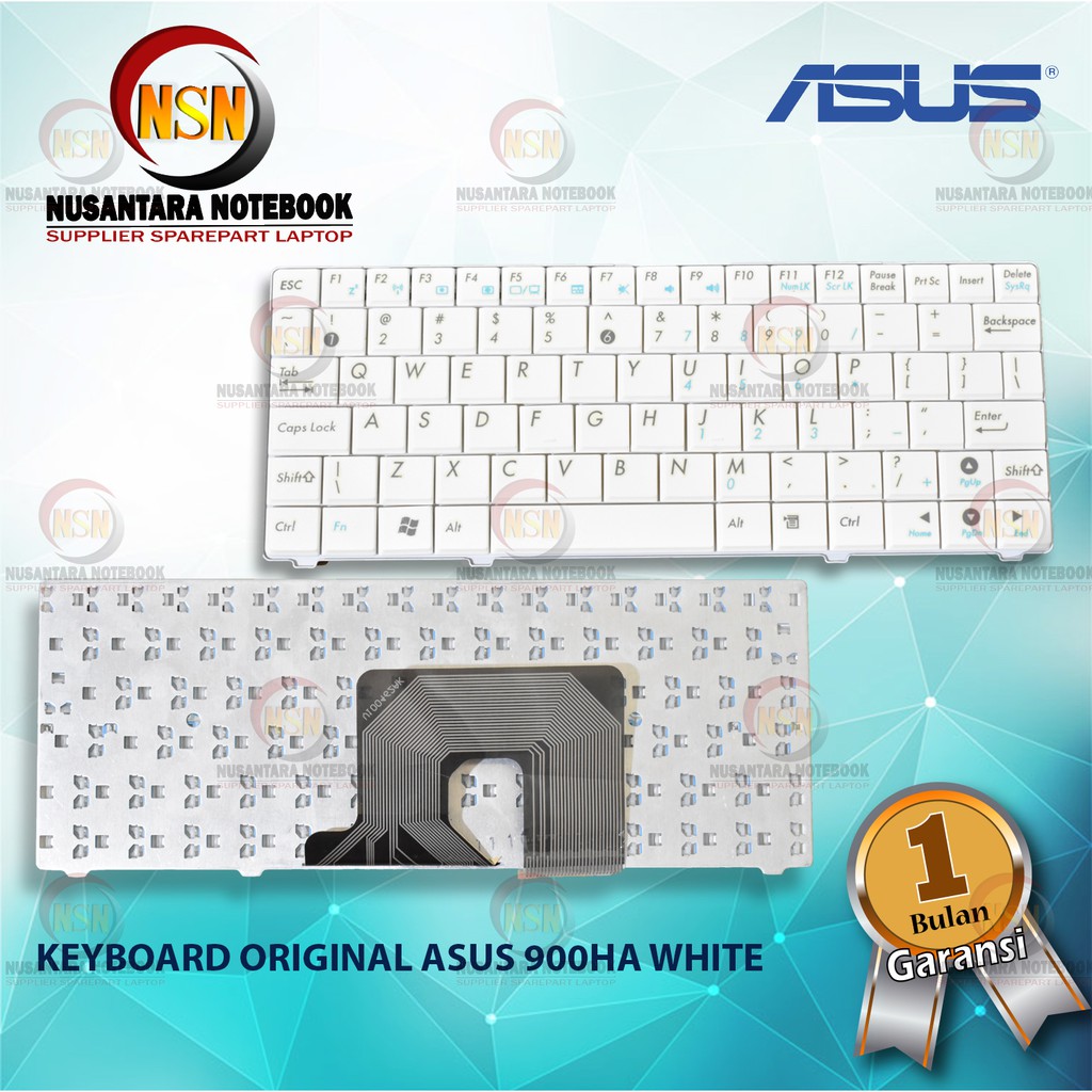 Keyboard Original Laptop Asus Eee PC 900HA 900SD S101 T91 / V100462AS1