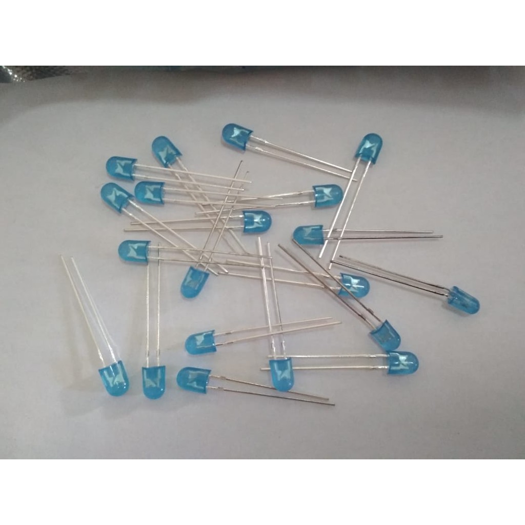 LED OVAL 5MM BIRU NYALA BIRU L01 B