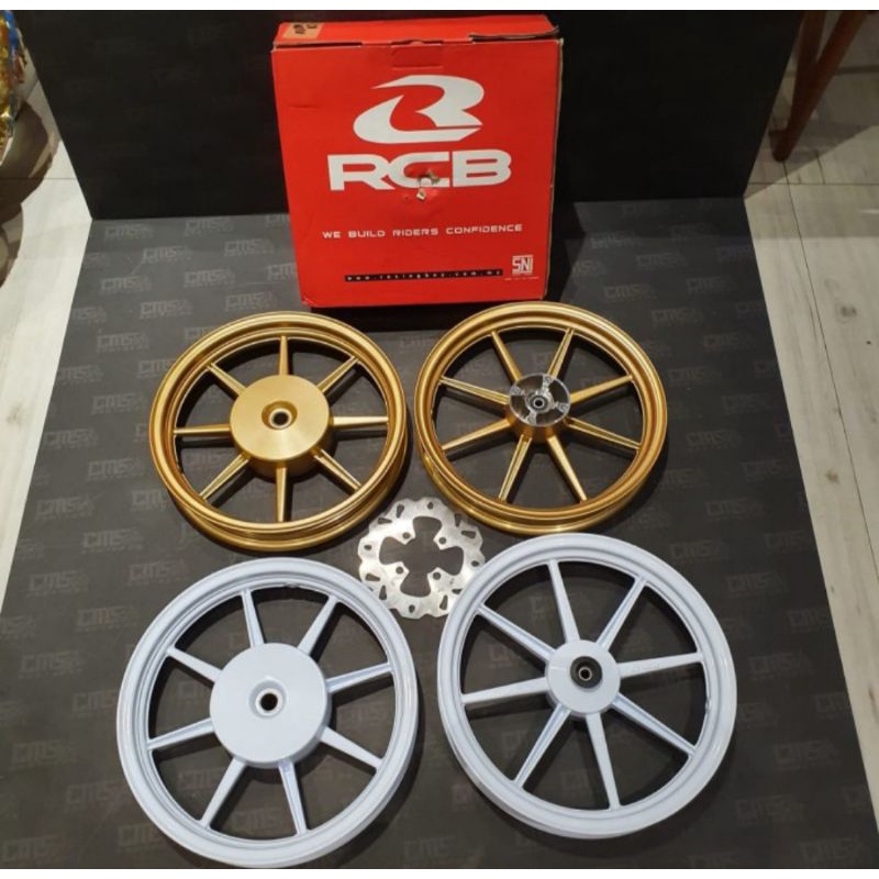 pelek veleg velg rcb vario 125 150 palang 8 ring 14 sp 811 gold