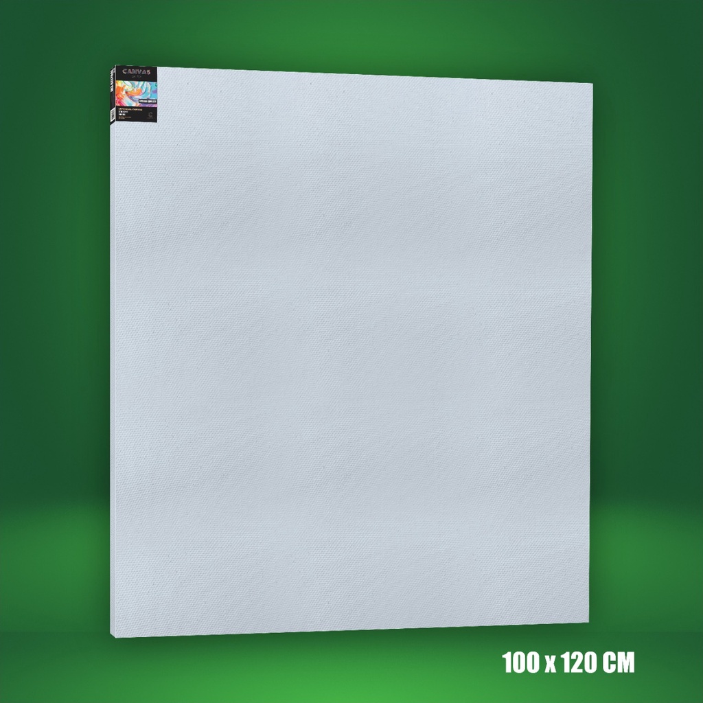 

KANVAS LUKIS 100X120 CM / WHITE CANVAS 100X120 CM / STRETCHED CANVAS - HIGH QUALITY (BIG WOOD)