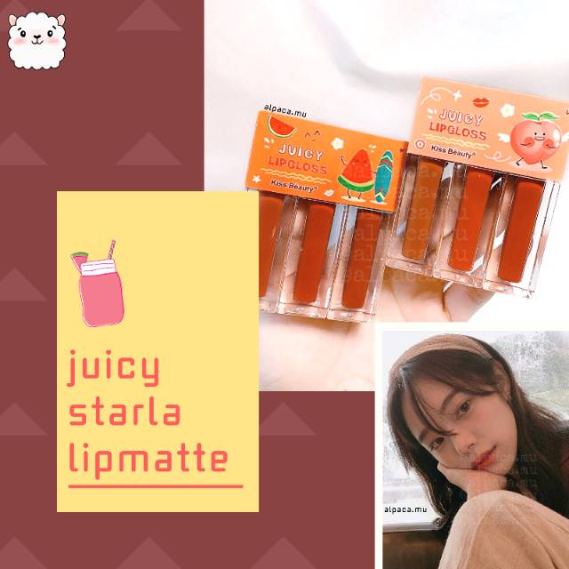 [ ‼️ORIGINAL THAILAND‼️ ] ⭐JUICY STARLA LIPMATTE⭐