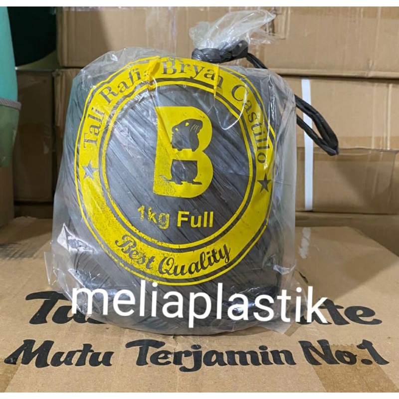

tali rafia hitam warna warni 1kg full
