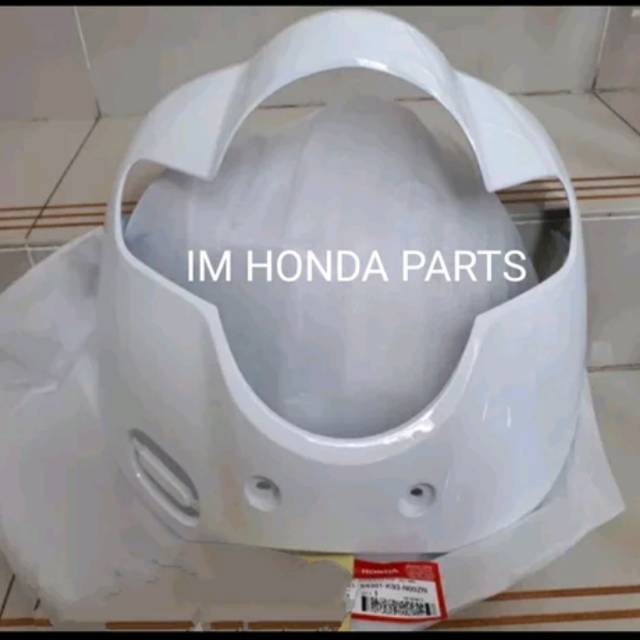 Cover body panel tebeng lampu depan Honda Scoopy fi esp 2017 putih original