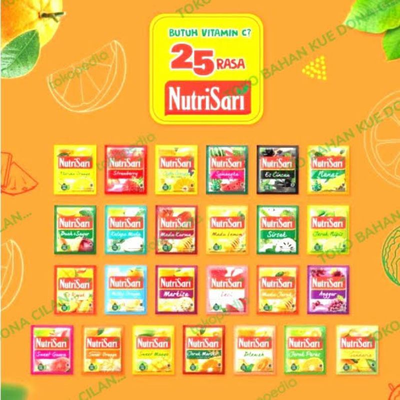 Paket hampers nutrisari 25 rasa x 3pcs box