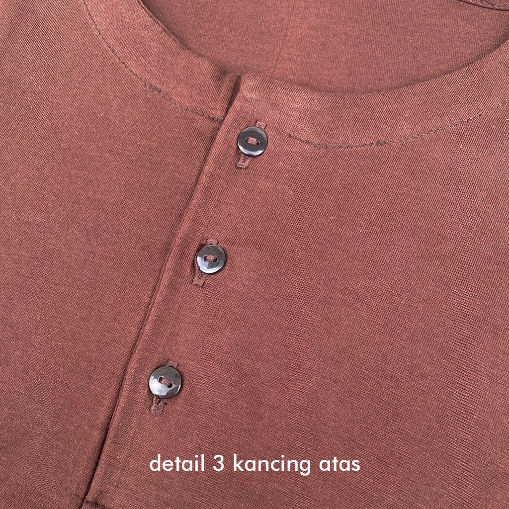 Fakelab Tshirt Koko Semua Warna / Baju Muslim Kaos Kerah Sanghai / Hitam Hijau Biru Putih Coklat Khaki-1