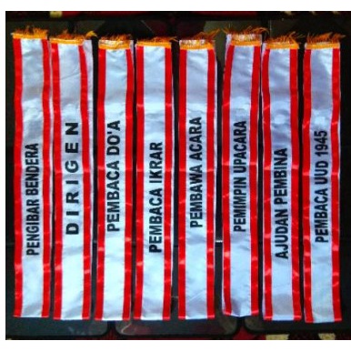 Selempang Upacara Bendera custom Petugas SD SMP SMA MURAH