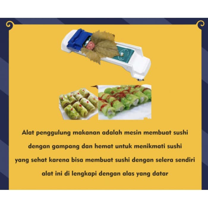 GARANSI 1 BULAN KERUSAKAN equipment roll eatan alat gulung makanan