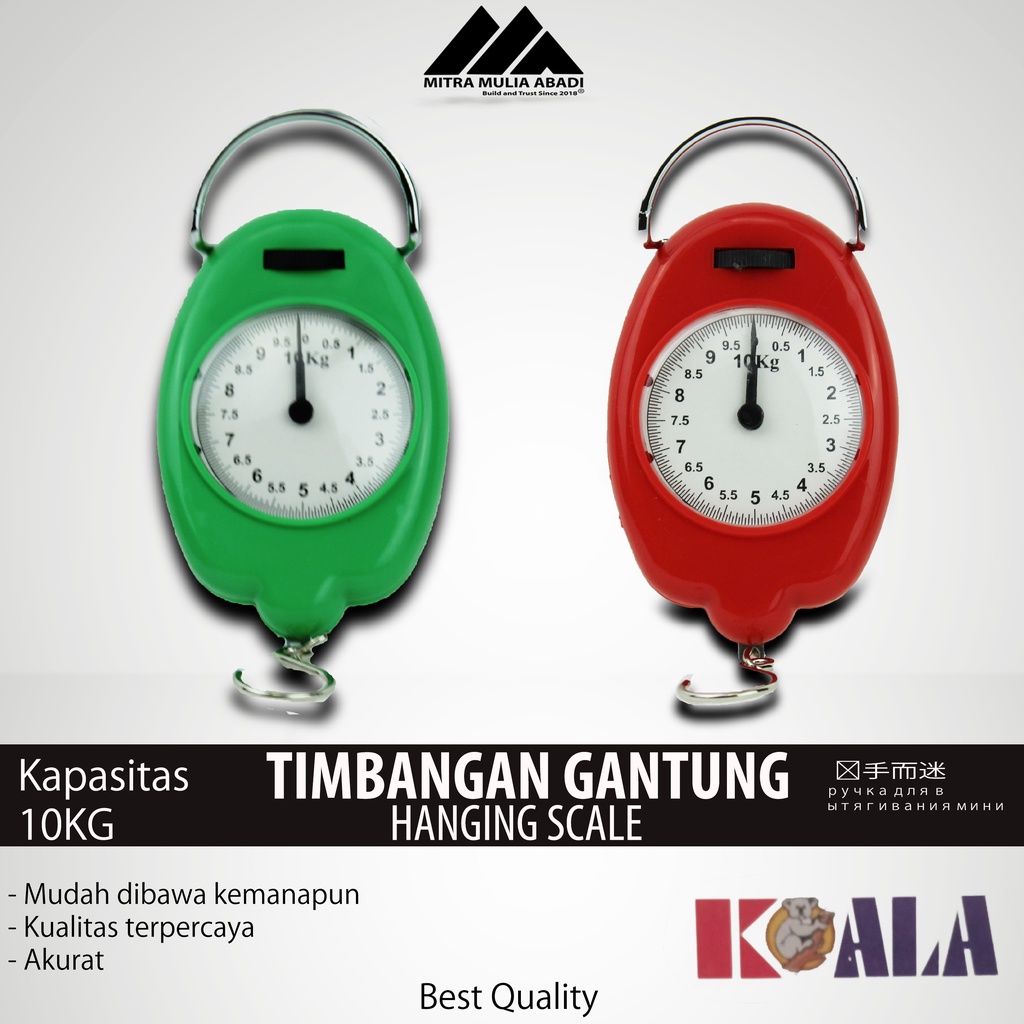 Timbangan Gantung Mini 10kg | Hanging Scale 10kg Popeye