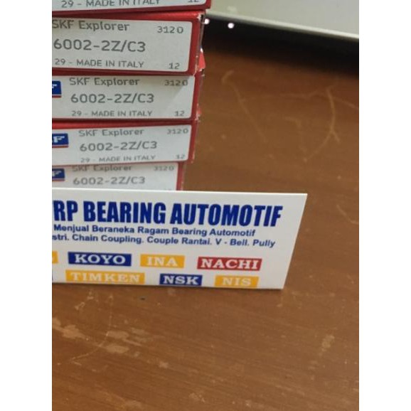 ♟ BALL BEARING 6002 2Z/C3 SKF ✯