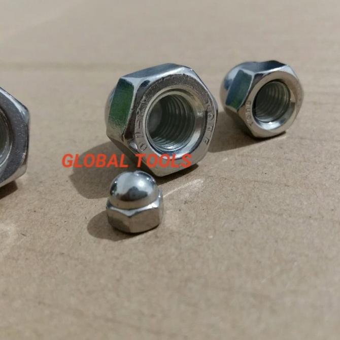 Cap Nut Ss 304 M12 Mur Topi 12Mm Stainless Not Rhino Lakoni