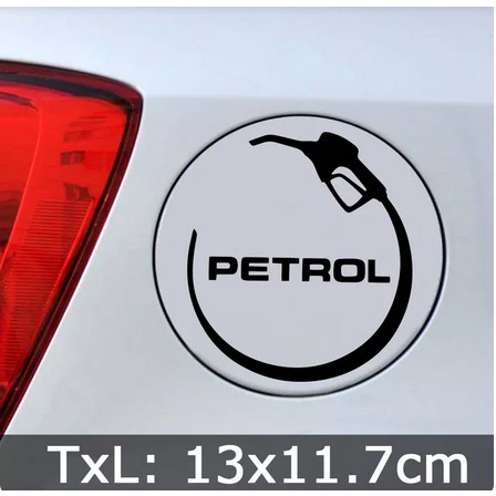 Stiker Mobil Tangki Bensin Petrol Diesel Car Fuel Sticker