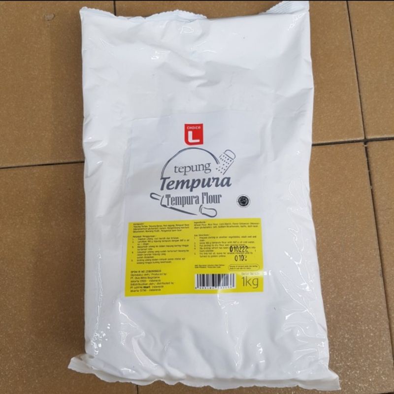 

Tepung tempura L choice flour 1kg