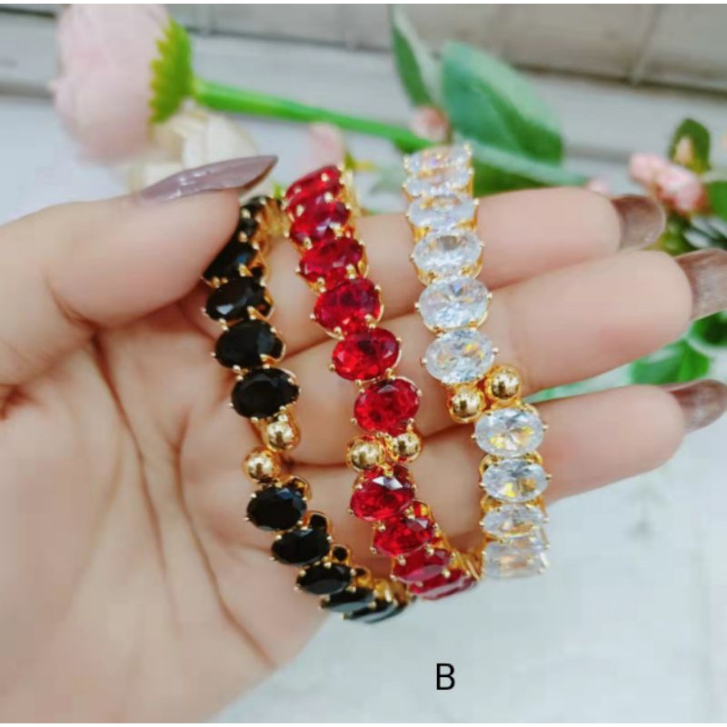 Gelang Xuping Permata Lapis Emas  A,B