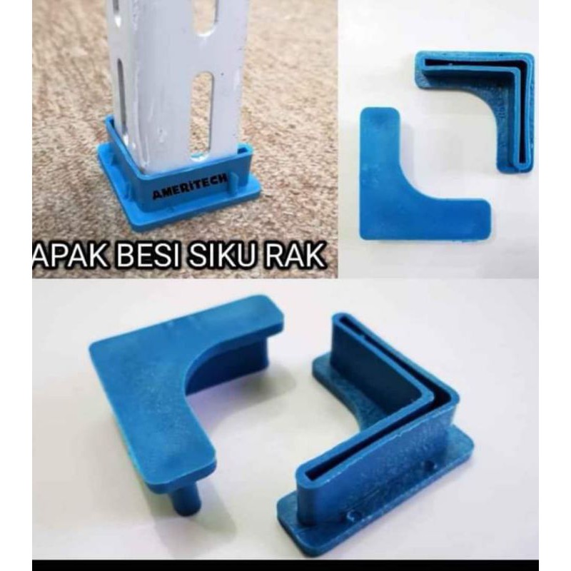 tapak besi siku rak