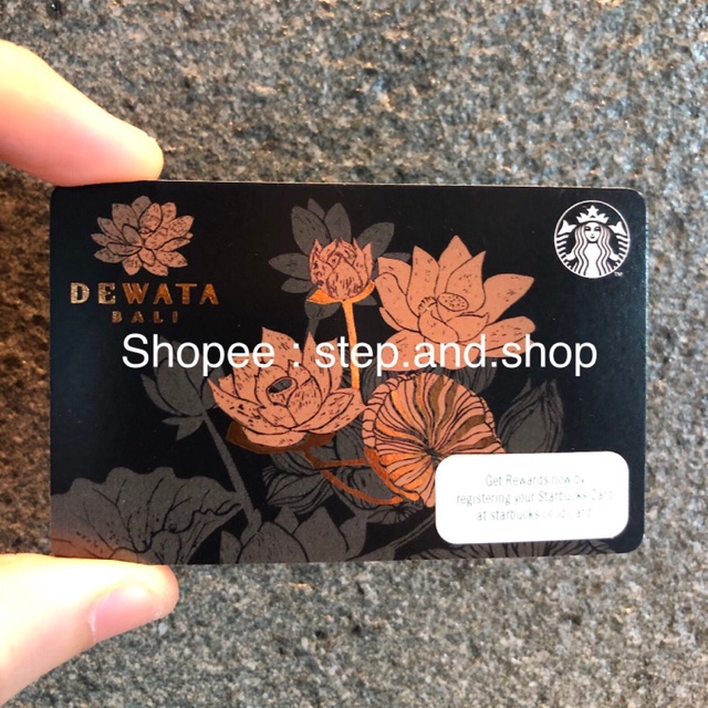 Starbucks Card Indonesia Reserve Dewata Bali - Lotus Flower - 1st Anniversary Edition - Limited