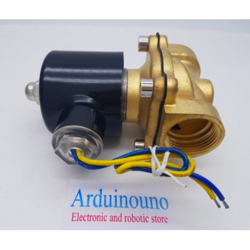 Solenoid valve kuningan 3/4 inch inchi 3/4&quot; 12V DC normally closed NC