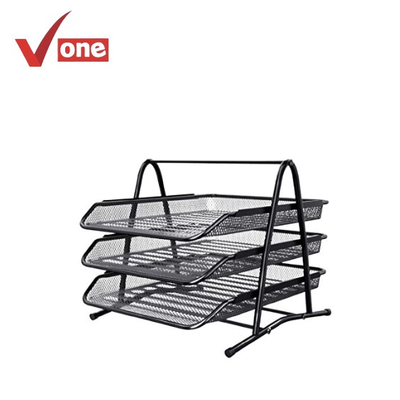 V One Document Tray 3 Tier Black H2003 0010118