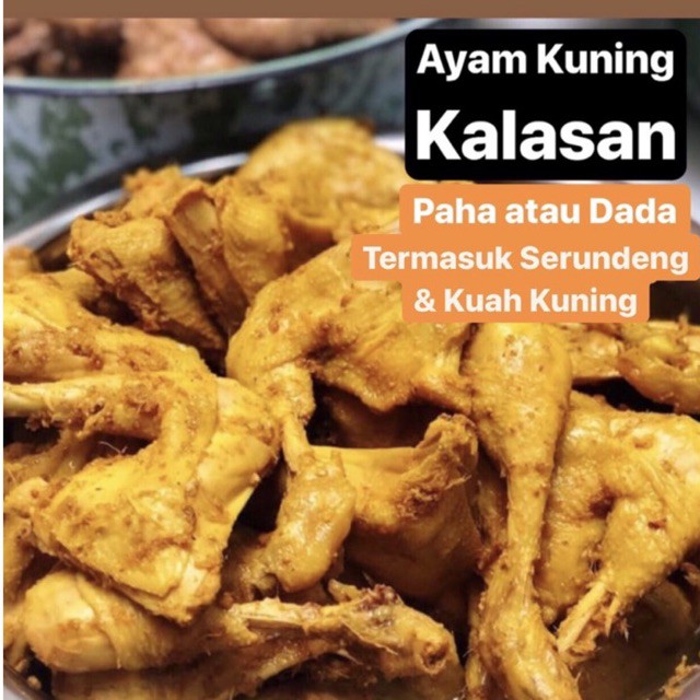 

Ayam Kuning Kalasan Serundeng Siap Goreng