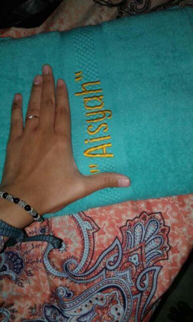 Handuk Bordir Nama