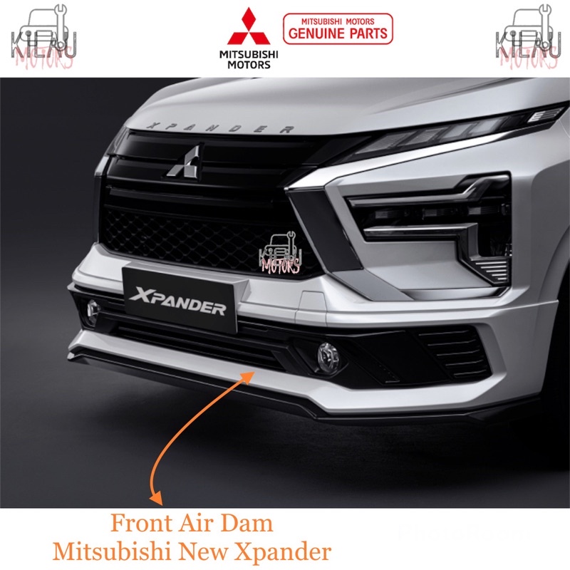 Jual Front Air Dam Mitsubishi New Xpander / Aksesoris Body Kit Depan