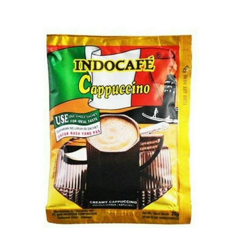 INDOCAFE CAPPUCCINO / 1 RENCENG ISI 10 PCS