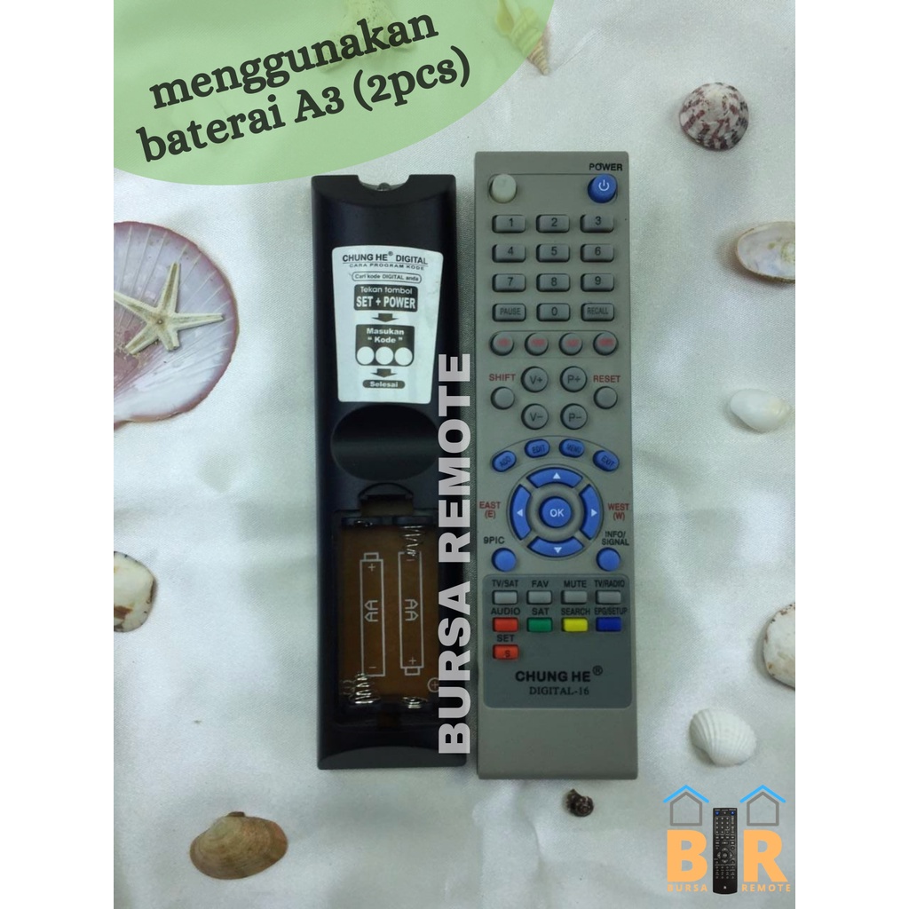 LAST STOCK!! Remote Multi Receiver chunghe Digital - 16 serbaguna