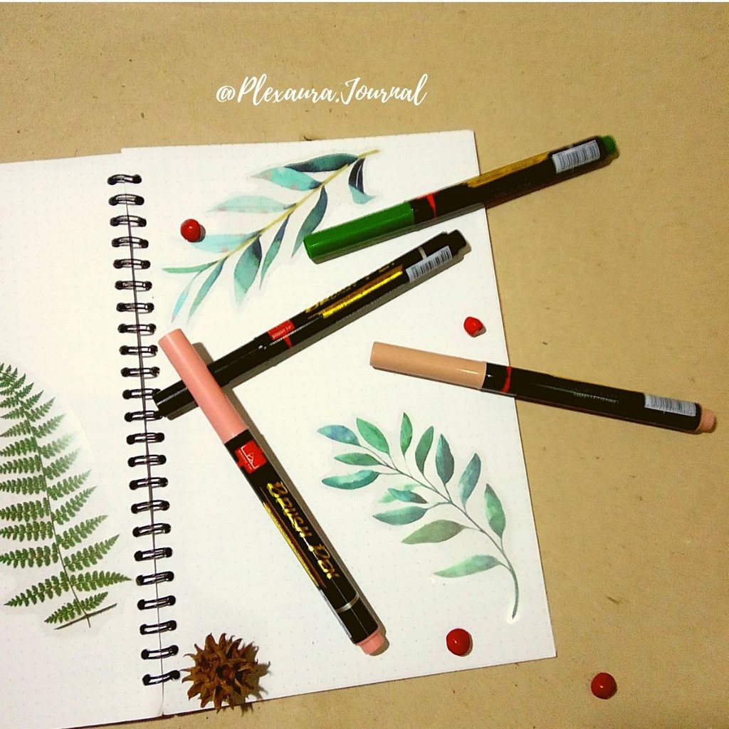 

Brushpen Snowman untuk scrapbook, Bujo Cibinong Bogor