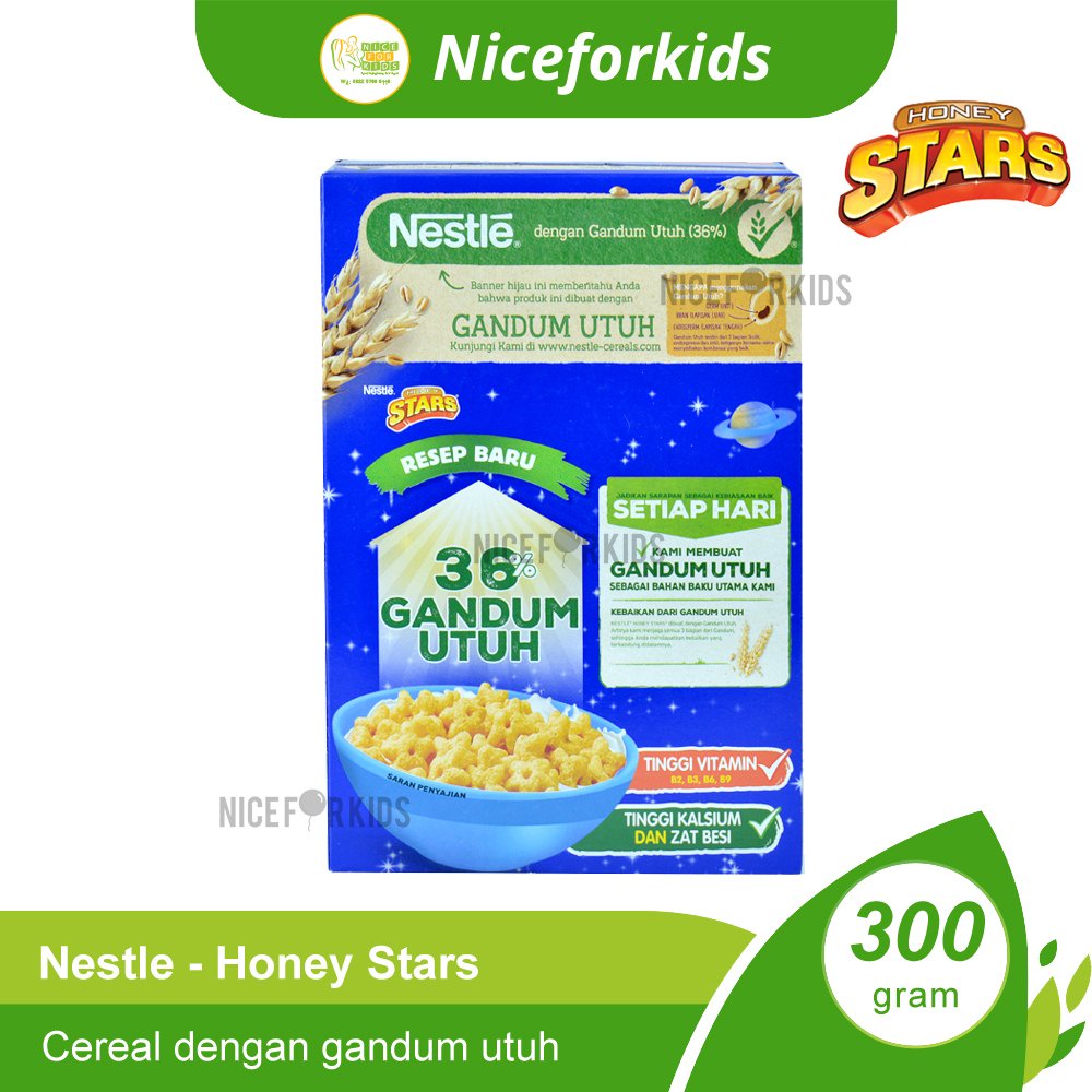 Nestle Sereal Kemasan Box Honey Stars 300gr / Koko Krunch 300gr / Milo 300gr