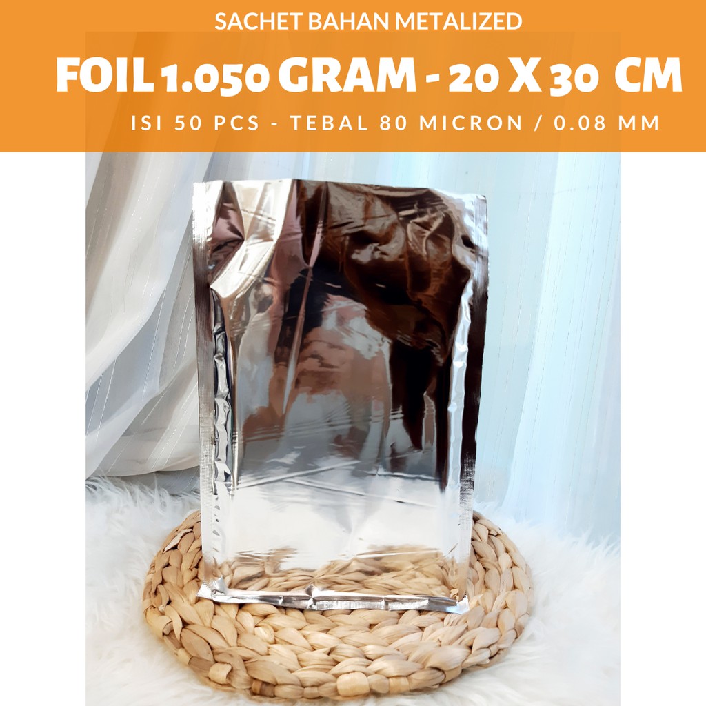 ALUMINIUM FOIL 1000 GR/ KEMASAN BUBUK / JUAL KEMASAN ALUMINIUM FOIL