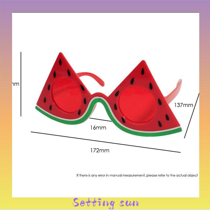 Pesta Ulang Tahun Kepribadian Kreatif Friut Bentuk Hati Suasana Alat Peraga Kacamata Lucu TN