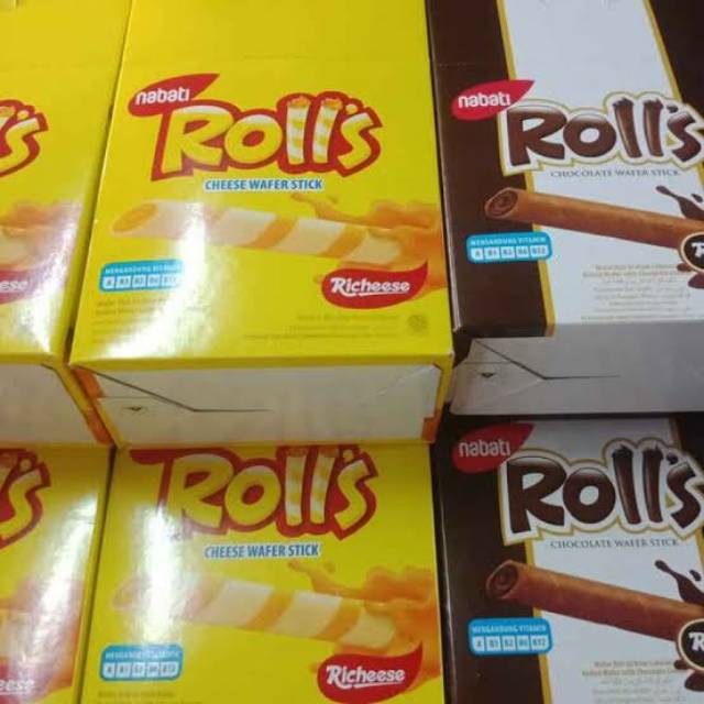 

Richeese roll keju & cho 8 gr