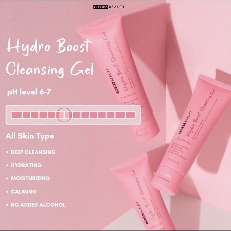 Cleora Hydro Boost Cleansing Gel facial wash