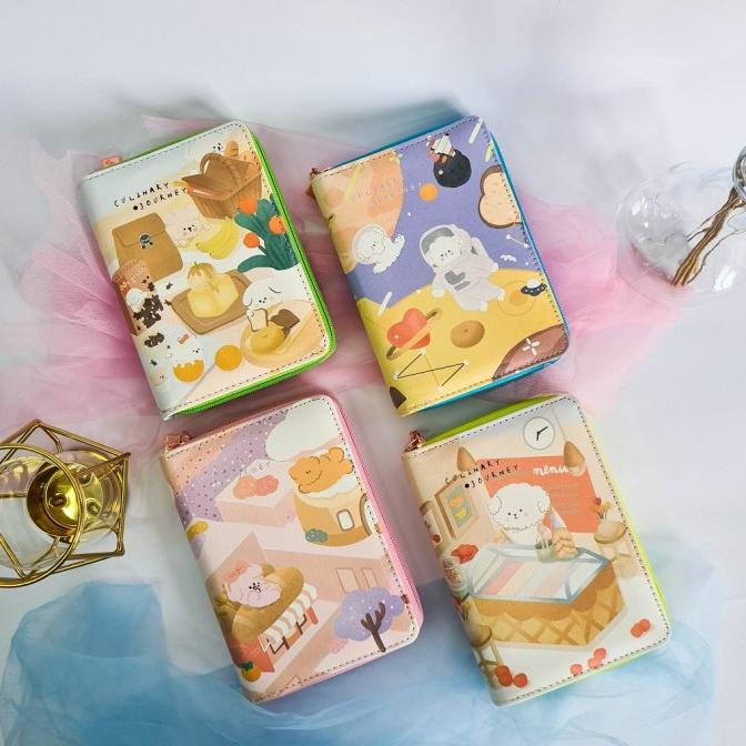 

ARAMI Colorful Hard Cover Diary Notebook Zipper | Buku Catatan Journal