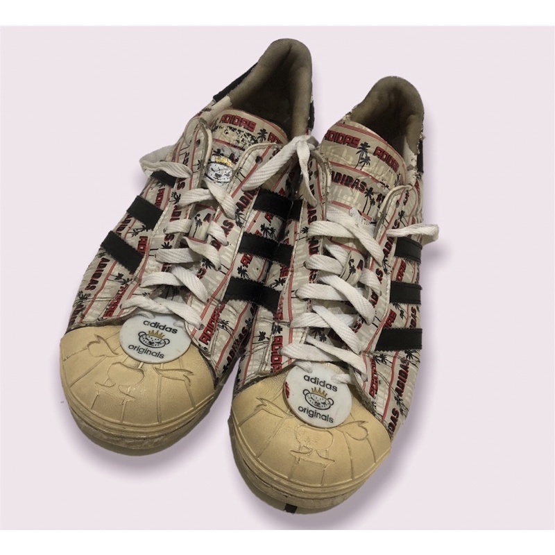 SEPATU ADIDAS SUPERSTAR NIGO BEARFOOT size 42 Second/Bekas/Preloved