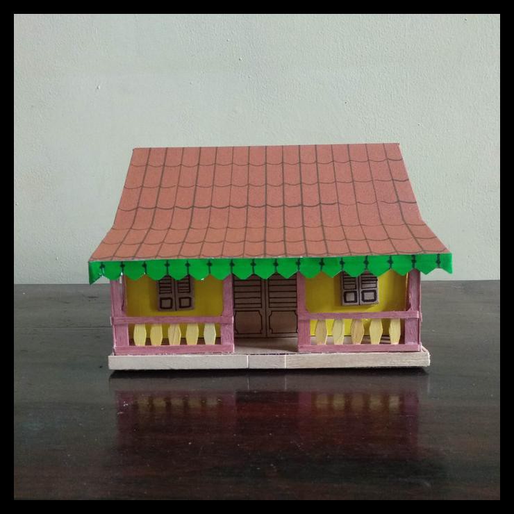 PROMO Prakarya Maket Miniatur Rumah Adat Betawi Sesuai PLBJ Kelas 6 SD