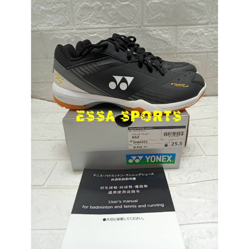 SEPATU BADMINTON SHB 65 Z3 SHB 65Z3 MEN BLACK JP CODE ORIGINAL