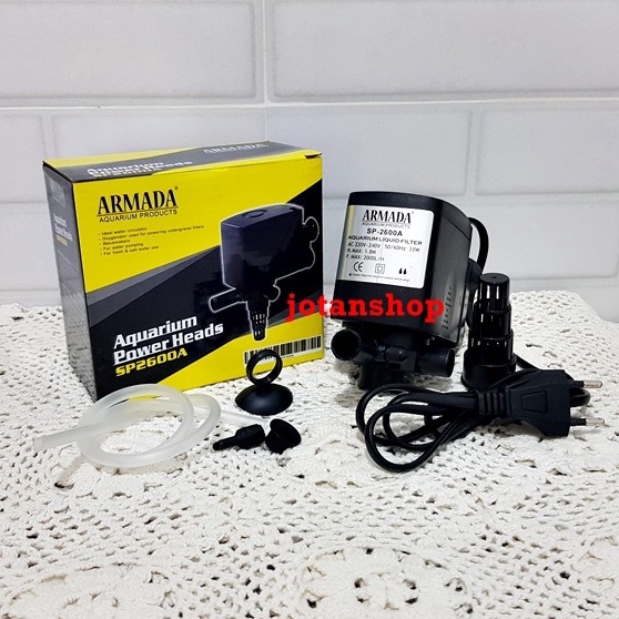 ARMADA SP2600A 2600A mesin pompa aquarium aquascape kolam hidroponik SP 2600 A