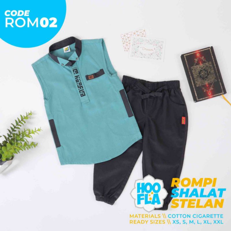 kaos rompi stelan sholat