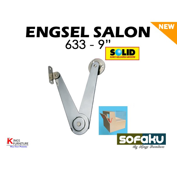 Engsel Salon Merk Solid 633 - Engsel Jendela