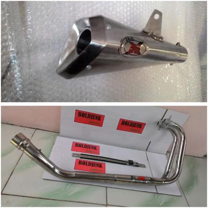 PROMO Knalpot IXIL X55 fullset NINJA250/300/Z250 PROMO
