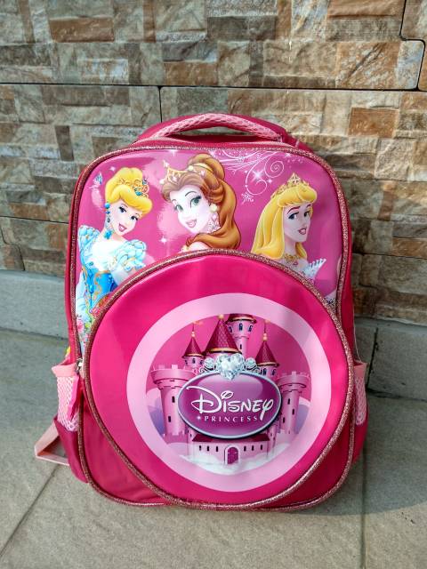 Ransel anak sekolah hologram karakter import