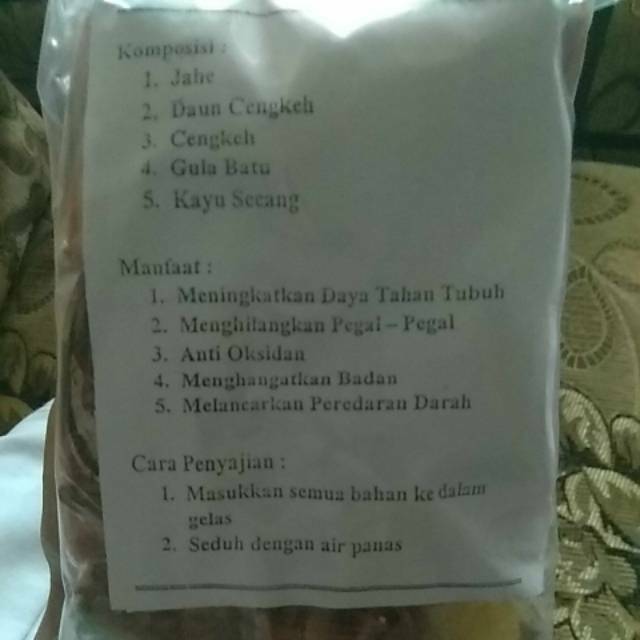 

Wedang uwuh ready