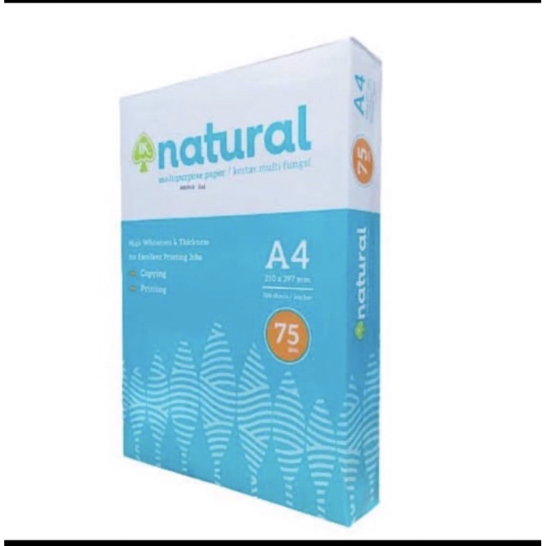 

KERTAS HVS NATURAL A4 75GRAM