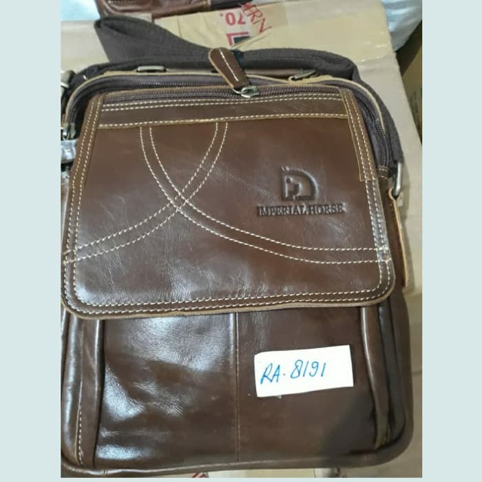 Ready Tas Selempang Kulit Asli Imperial Horse 8131