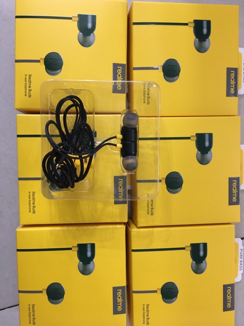 headset buds realme magnet suara mantap / earphone realme ori copotan