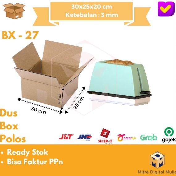 

Kardus Dus Polos BX-27 30 x 25 x 20 Kemasan Packing Paket